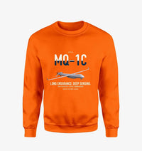 Thumbnail for MQ-1C Gray Eagle ER design on orange sweatshirt