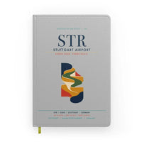 Thumbnail for Stuttgart Airport (STR) design on light gray notebook