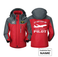 Thumbnail for Customisable Get High Every Day Sleep Winter Jacket - view 5