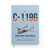 Thumbnail for C-119G Flying Boxcar design on light blue notebook