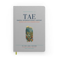 Thumbnail for Daegu International Airport (TAE) design on light gray notebook