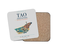 Thumbnail for Qingdao Jiaodong International Airport (TAO) design on light gray 1 piece coaster