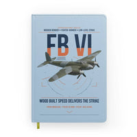 Thumbnail for de Havilland Mosquito FB VI design on light blue notebook