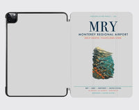 Thumbnail for Monterey Regional Airport (MRY) design on light gray ipad tablet case
