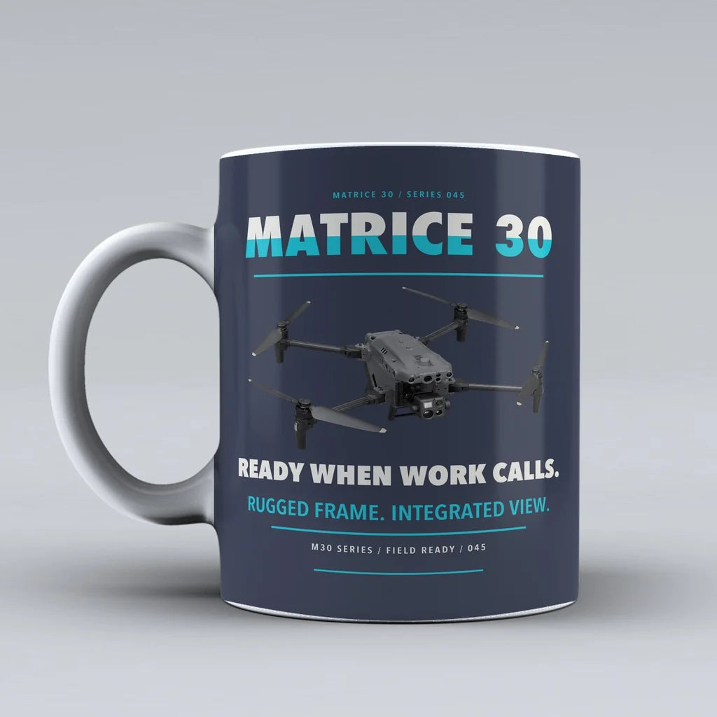 Matrice 30 Mug design on dark blue dji