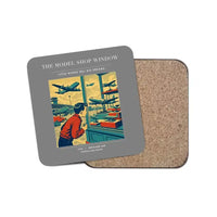 Thumbnail for The Model Shop Window - Designed Coasters design on gray 1-piece