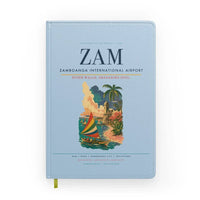 Thumbnail for Zamboanga International Airport (ZAM) design on light blue notebook