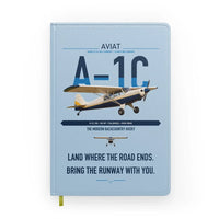 Thumbnail for Aviat Husky A-1C-180 design on light blue notebook