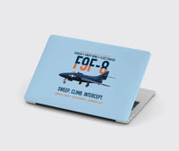 Thumbnail for F9F-8 Cougar Swept Wing Carrier Fighter design on light blue MacBook case