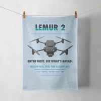 Thumbnail for BRINC LEMUR 2 design on light blue towel