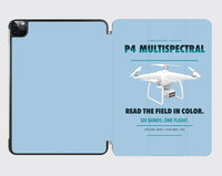 Thumbnail for DJI P4 Multispectral design on light blue ipad tablet case