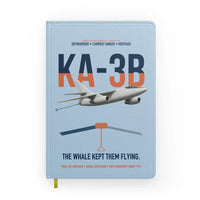 Thumbnail for KA-3B Skywarrior design on light blue notebook