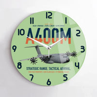 Thumbnail for Airbus A400M Atlas design on light green no frame wall clock