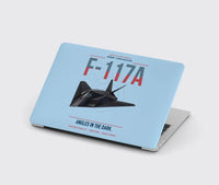 Thumbnail for F-117A Nighthawk design on light blue MacBook case
