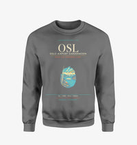 Thumbnail for Oslo Airport Gardermoen OSL Sweatshirt - Gray