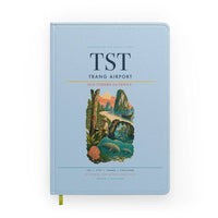 Thumbnail for Trang Airport (TST) design on light blue notebook