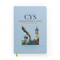 Thumbnail for Cheyenne Regional Airport (CYS) design on light blue notebook
