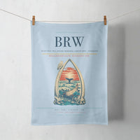Thumbnail for Wiley Post–Will Rogers Memorial Airport (BRW) design on light blue towel
