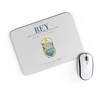 Thumbnail for Beirut Rafic Hariri International Airport (BEY) design on light gray rectangle mouse pad
