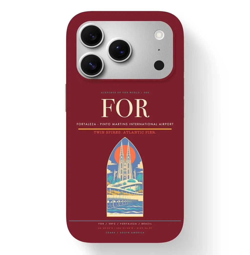 Fortaleza - Pinto Martins International Airport FOR Dark Red
