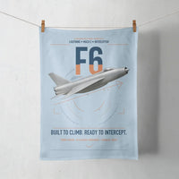 Thumbnail for English Electric Lightning F6 design on light blue towel