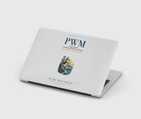 Thumbnail for Portland International Jetport (PWM) design on light gray MacBook case