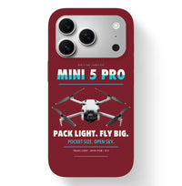 Thumbnail for DJI Mini 5 Pro Case design on dark red iphone case