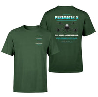 Thumbnail for Skyfront Perimeter 8 design on dark green t shirt