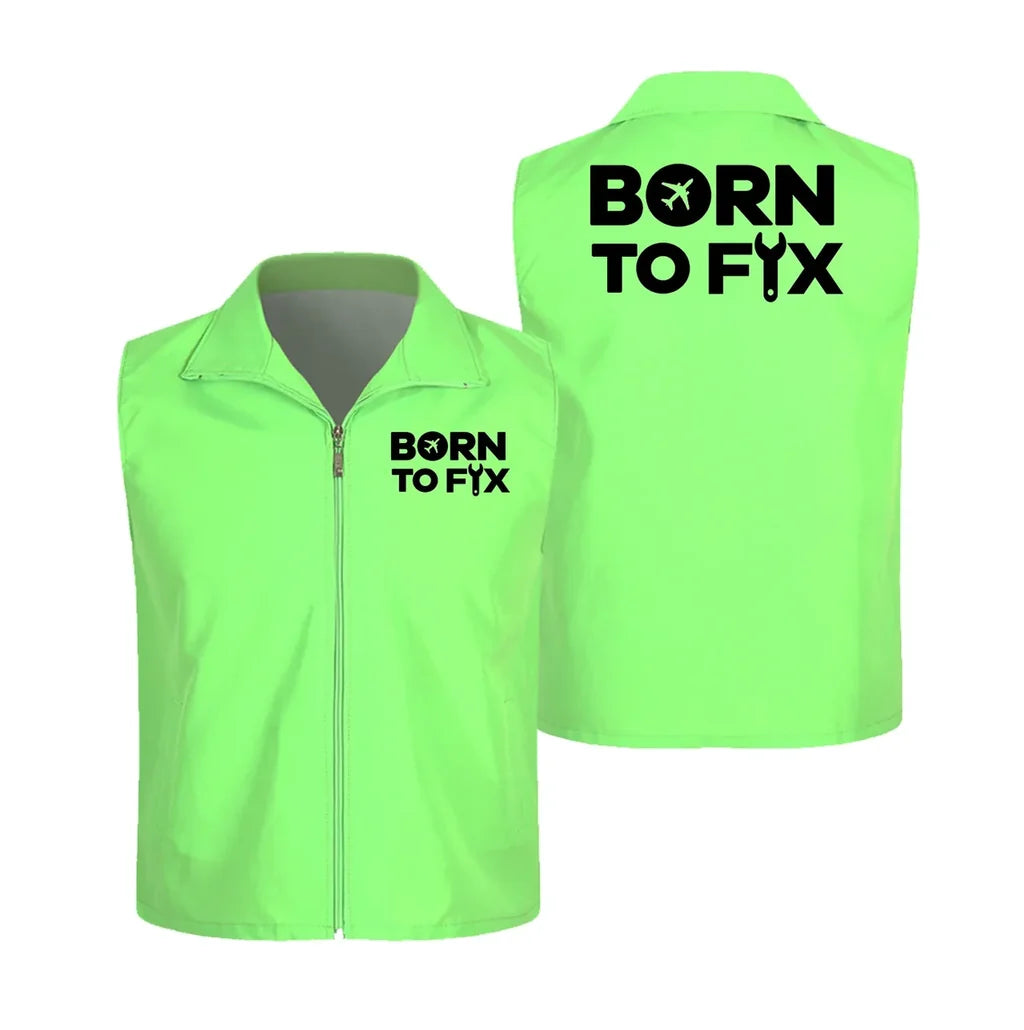 Born To Fix Airplanes Vest - view 5