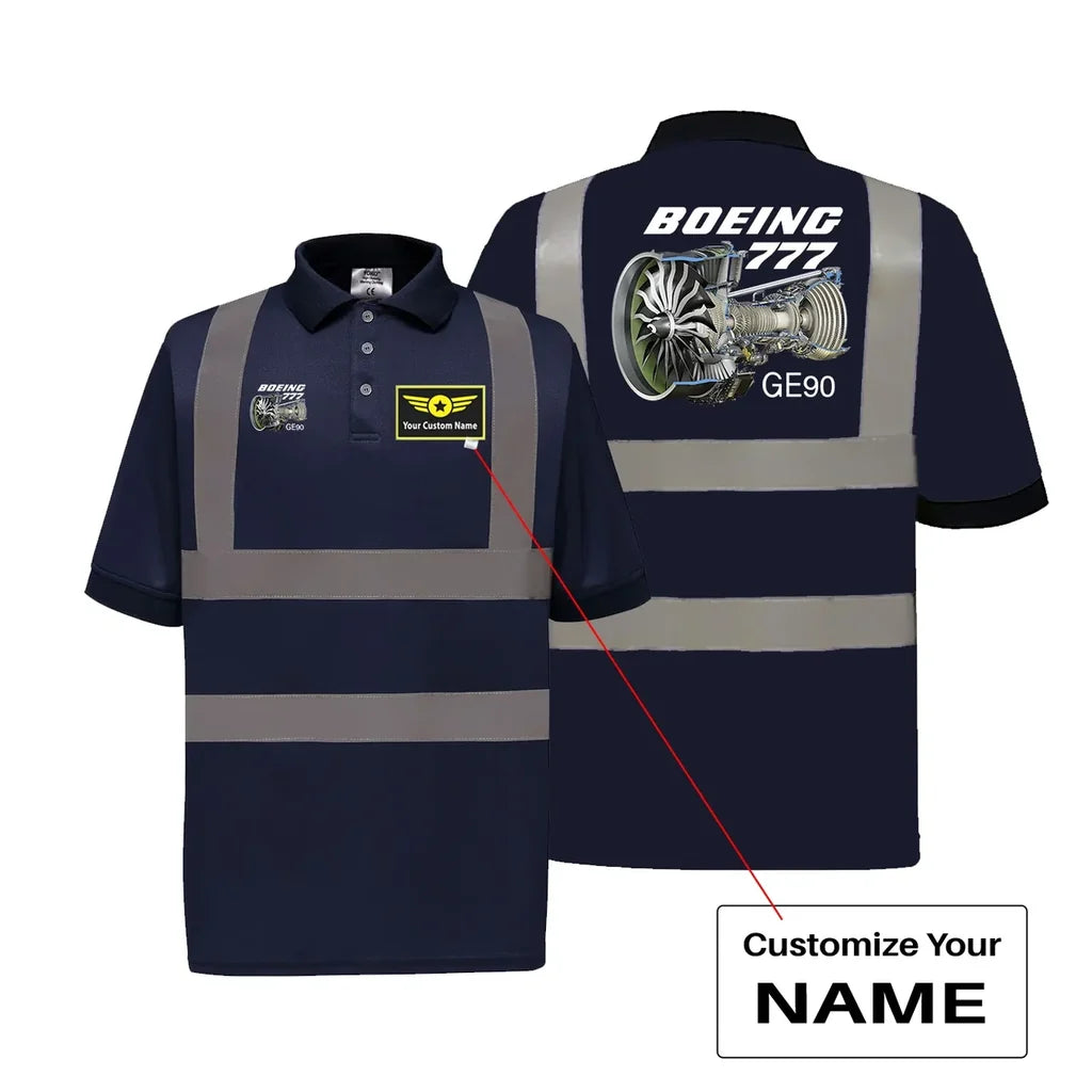Customisable Boeing 777 Polo Shirt - view 5