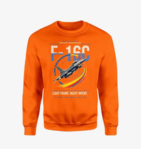 Thumbnail for F-16C Fighting Falcon design on orange sweatshirt