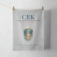 Thumbnail for Clark International Airport (CRK) design on light gray towel