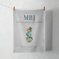 Thumbnail for Sangster International Airport (MBJ) design on light gray towel