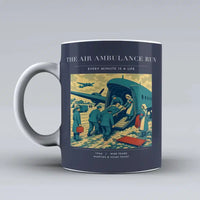 Thumbnail for VINTAGE G4506 - The Air Ambulance Run - Ceramic Mug design on darkblue