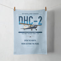 Thumbnail for DHC-2 Beaver Mk I design on light blue towel