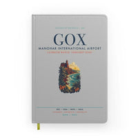 Thumbnail for Manohar International Airport Mopa (GOX) design on light gray notebook