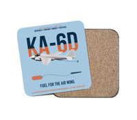 Thumbnail for KA-6D Intruder design on light blue 1 piece coaster
