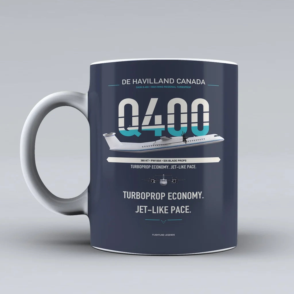 8-400 Mug design on dark blue dash