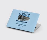 Thumbnail for CFM56-5C design on light blue MacBook case