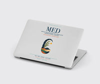 Thumbnail for Prince Mohammad Bin Abdulaziz International Airport (MED) design on light gray MacBook case