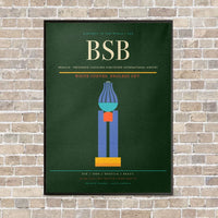 Thumbnail for Brasilia - Presidente Juscelino Kubitschek International Airport BSB - Canvas Framed - Dark Green