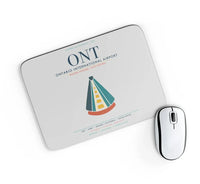 Thumbnail for Ontario International Airport (ONT) design on light gray rectangle mouse pad