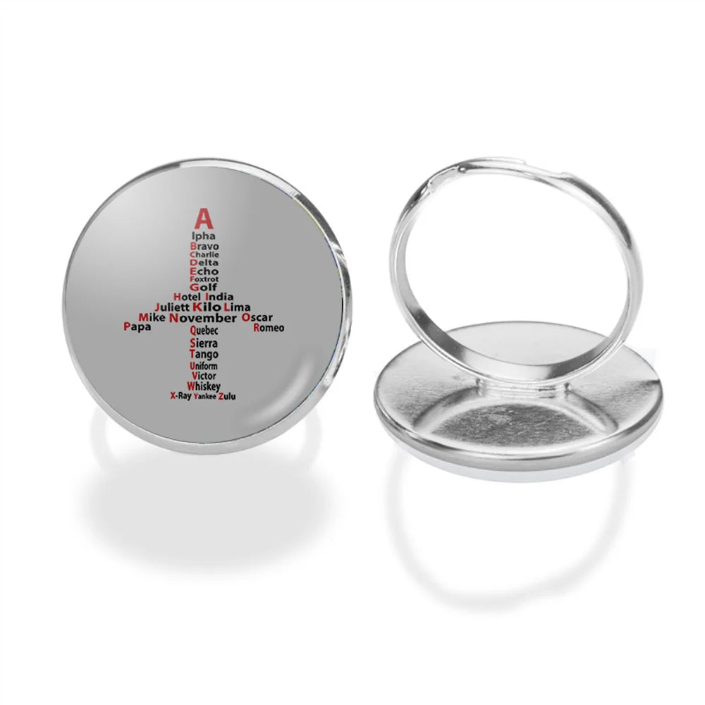Aviation Alphabet Ring - view 7