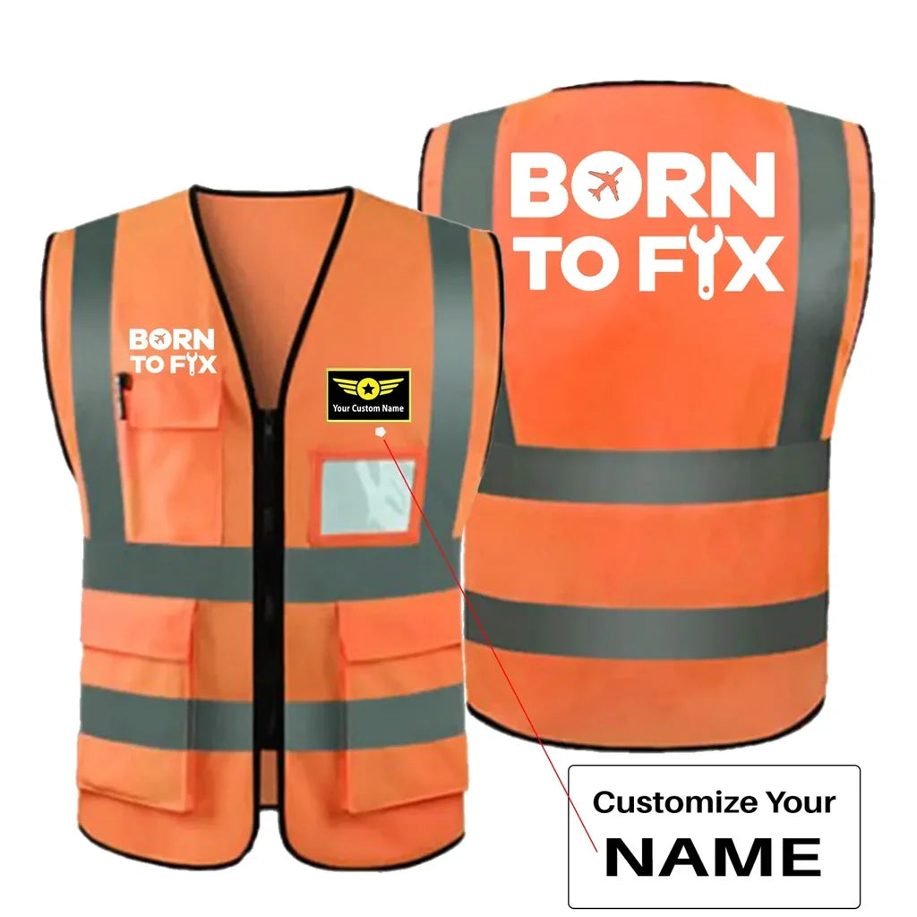 Born To Fix Airplanes Vest - view 5