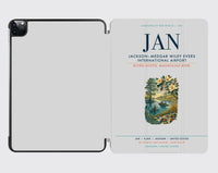 Thumbnail for Jackson–Medgar Wiley Evers International Airport (JAN) design on light gray ipad tablet case