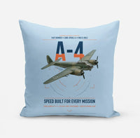 Thumbnail for Junkers Ju 88A-4 design on light blue pillow