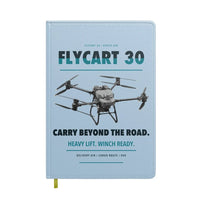 Thumbnail for DJI FlyCart 30 design on light blue notebook