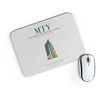 Thumbnail for Monterrey International Airport (MTY) design on light gray rectangle mouse pad