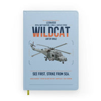 Thumbnail for Leonardo AW159 Wildcat HMA2 design on light blue notebook