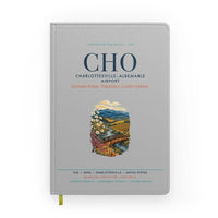 Thumbnail for Charlottesville–Albemarle Airport (CHO) design on light gray notebook